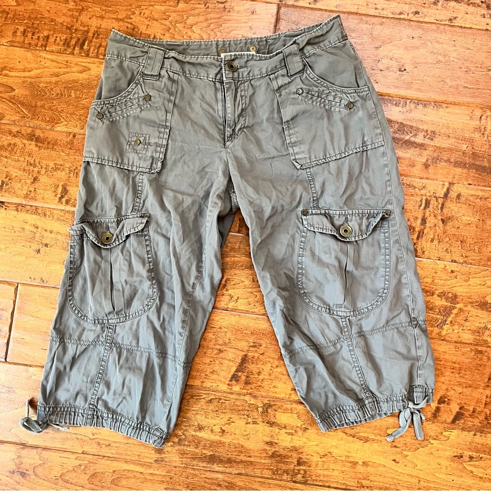 Patrick Robinson for Target Women's Gray Cargo Bermudas